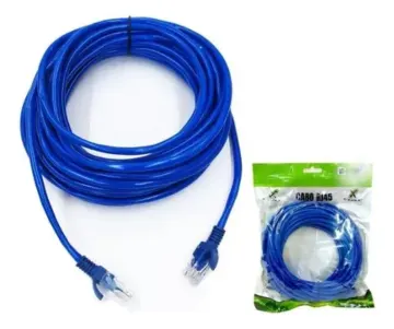Cabo De Rede Internet Rj45 5 Metros Azul X-cel