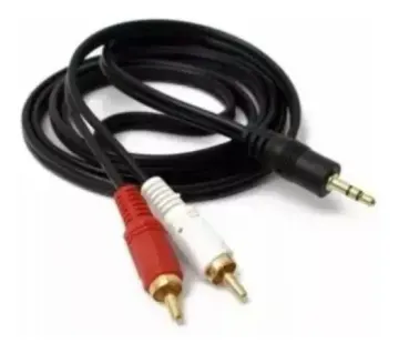 Cabo De Áudio P2 P/ 2 Rca Com 2 Metros X-cell Xc-p2st-2rca2m