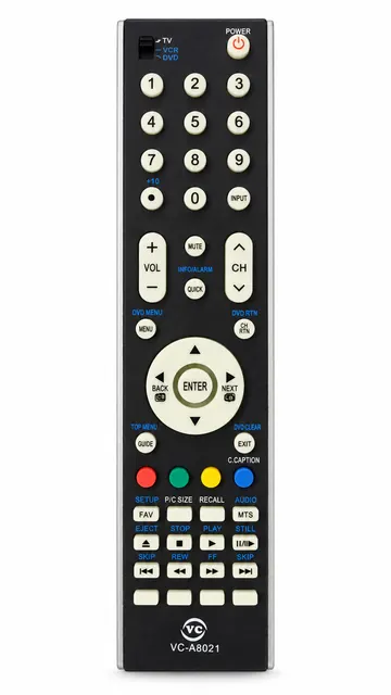 CONTROLE REMOTO VC-A8021 PARA TV VCR DVD
