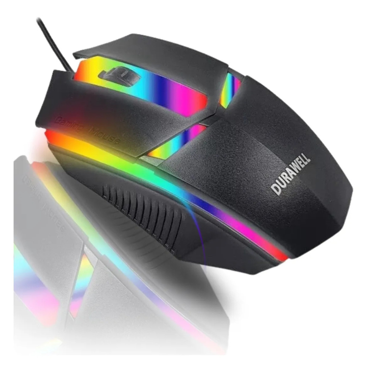 Mouse Gamer Barato Usb Pc Notebook Rgb Ergonômico Nf