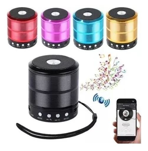 Mini Caixinha De Som Bluetooth Sem Fio Portátil  LES-887
