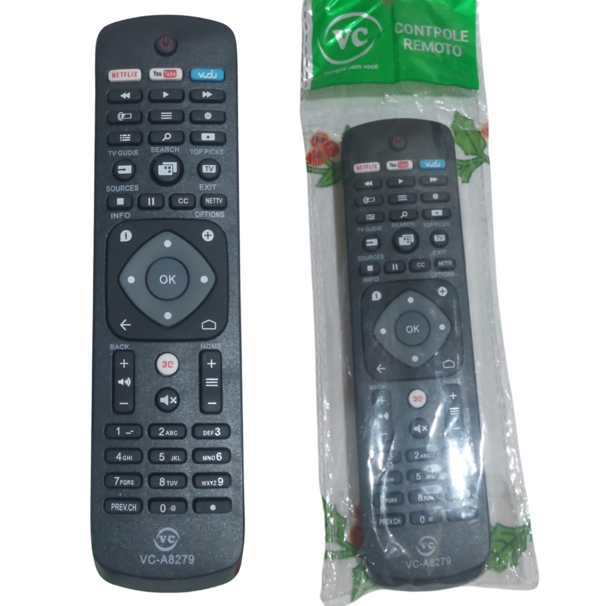 Controle Compatível Tv Philips Smart 4k 39pfl4707g/78