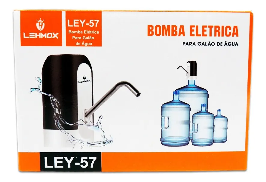 Bomba Da Água Elétrica Para Galão Garrafão Recarregável