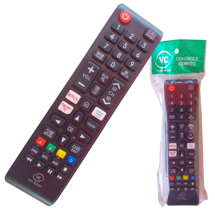 Controle Remoto Compatível Com Tv Samsung Smart Vc-a8281