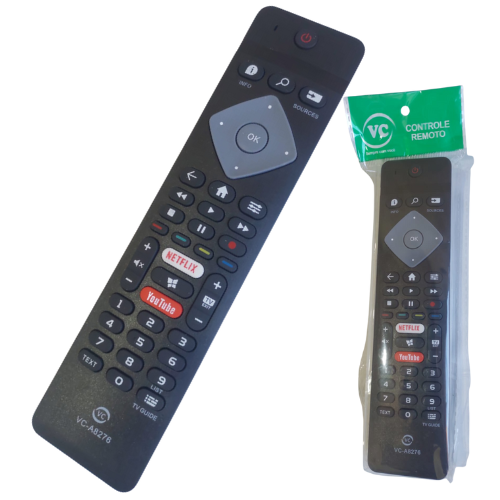 Controle Remoto Compatível Philips Smart Tv 4k 50pug7625/78