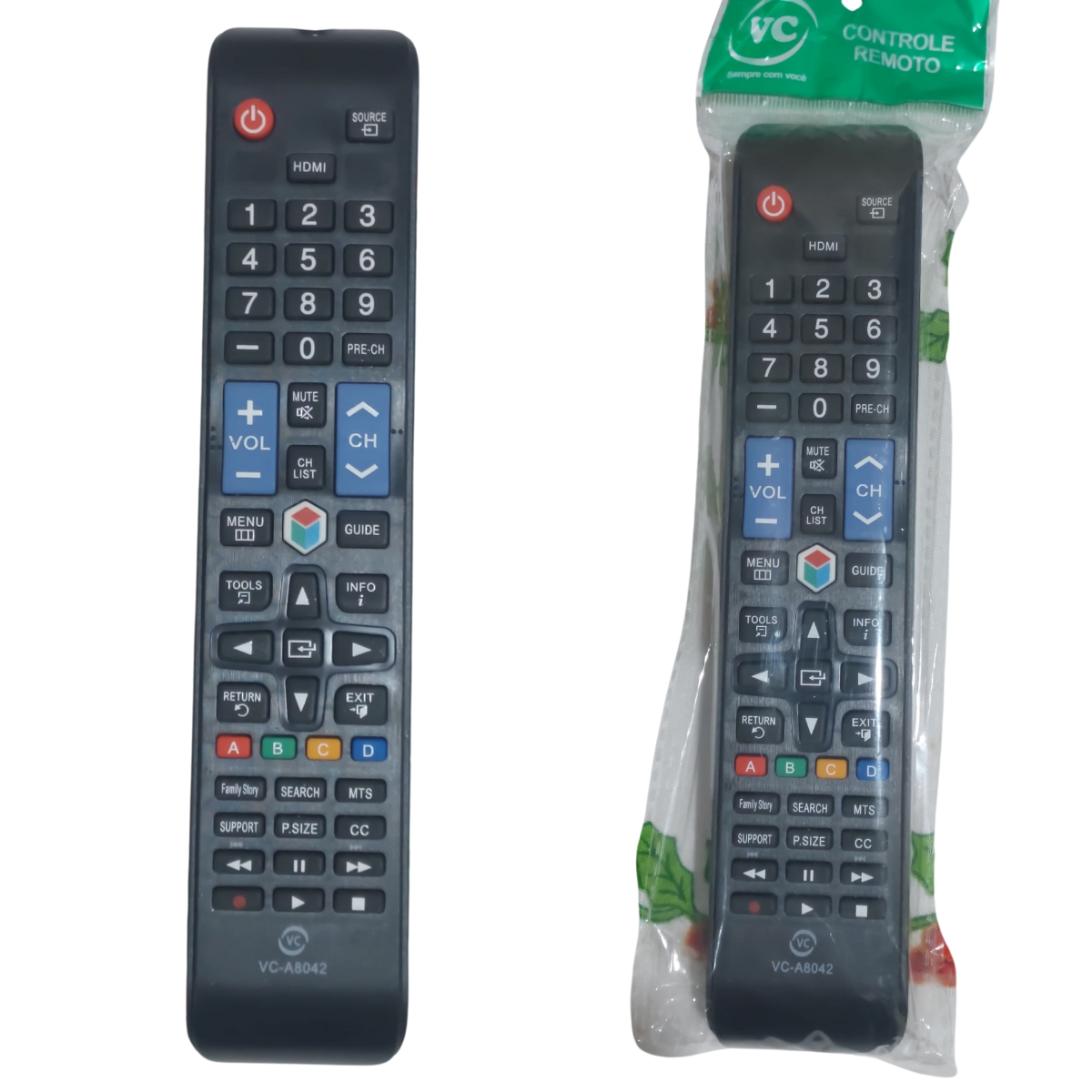 Controle Remoto Compatível Com Samsung Tv Led