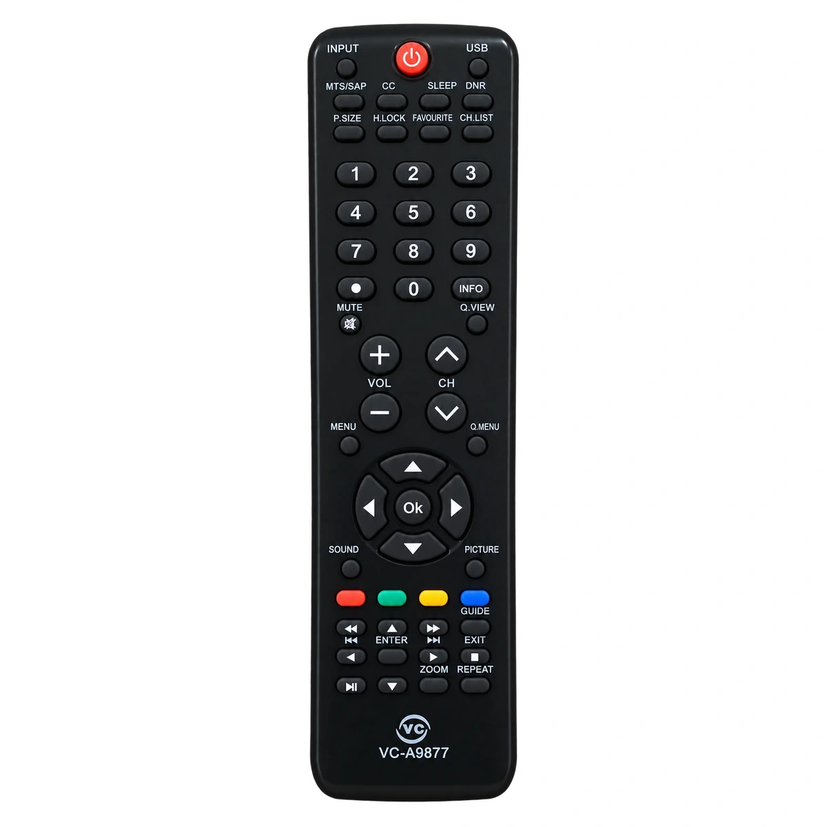 Controle Remoto para TV VC-A9877 Universal